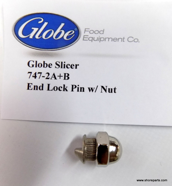 Globe Slicer Part 747-2A+B End Weight lock Pin W/ Nut